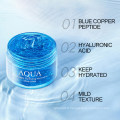 Produit de soins de la peau de marque privée OEM Peptide de cuivre bleu Feuille de masque de sommeil hydratant Masque facial hydratant sans nettoyage